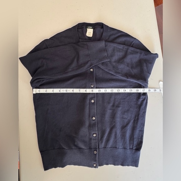J Crew Navy Summer Half Sleeve Sweater - Picture 12 of 15